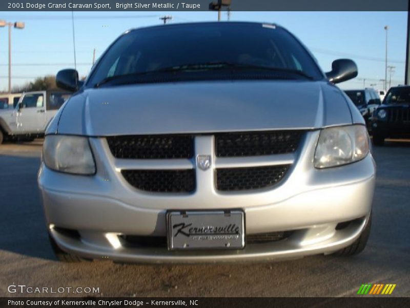 Bright Silver Metallic / Taupe 2001 Dodge Grand Caravan Sport
