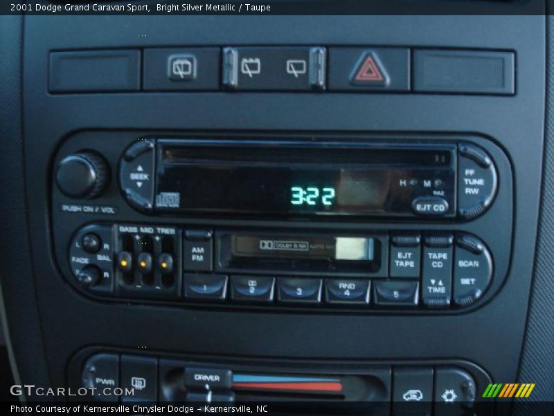 Bright Silver Metallic / Taupe 2001 Dodge Grand Caravan Sport