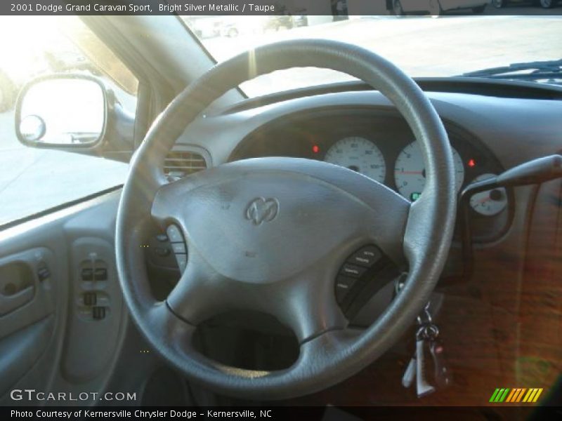 Bright Silver Metallic / Taupe 2001 Dodge Grand Caravan Sport