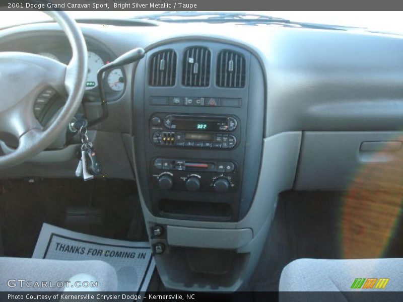 Bright Silver Metallic / Taupe 2001 Dodge Grand Caravan Sport