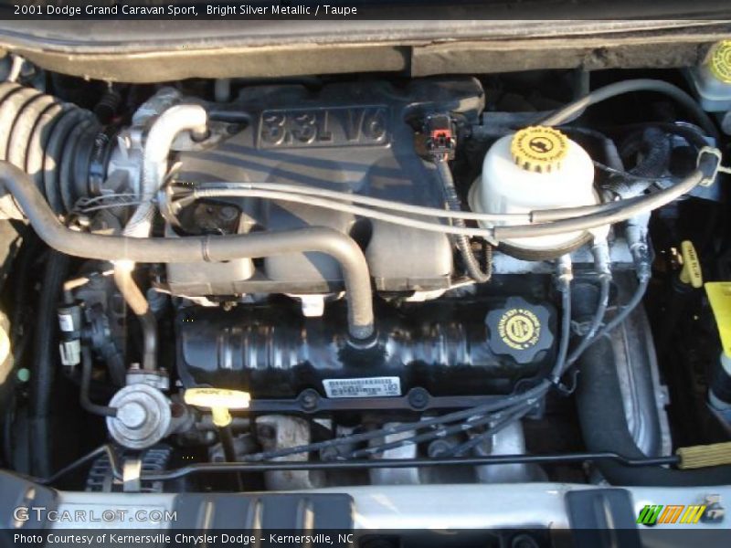 Bright Silver Metallic / Taupe 2001 Dodge Grand Caravan Sport