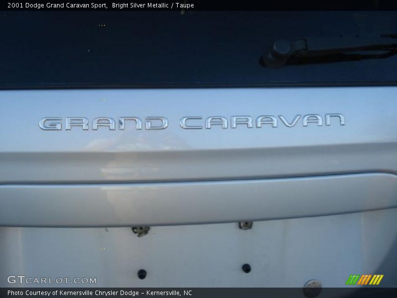 Bright Silver Metallic / Taupe 2001 Dodge Grand Caravan Sport