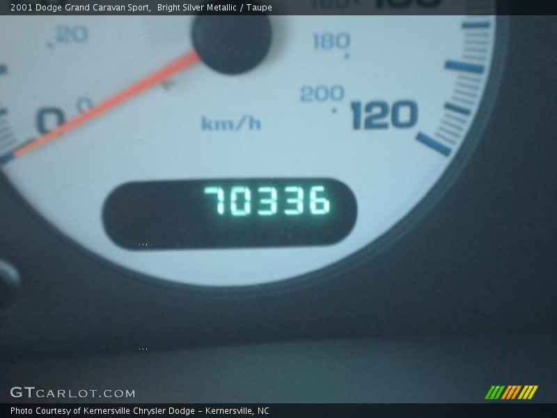 Bright Silver Metallic / Taupe 2001 Dodge Grand Caravan Sport