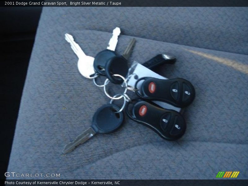 Bright Silver Metallic / Taupe 2001 Dodge Grand Caravan Sport