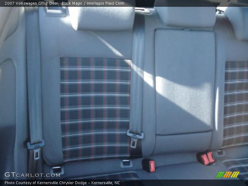 Black Magic / Interlagos Plaid Cloth 2007 Volkswagen GTI 2 Door