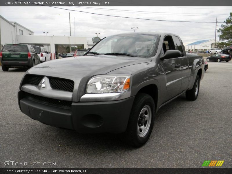 Granite Gray / Slate 2007 Mitsubishi Raider LS Extended Cab