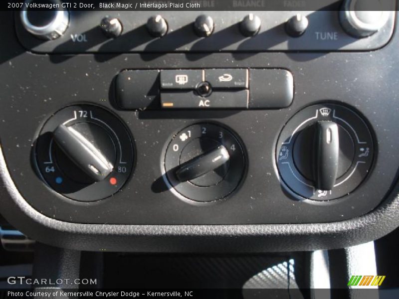 Black Magic / Interlagos Plaid Cloth 2007 Volkswagen GTI 2 Door