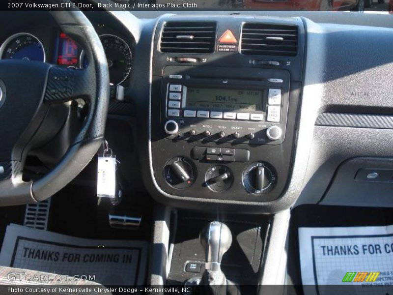 Black Magic / Interlagos Plaid Cloth 2007 Volkswagen GTI 2 Door