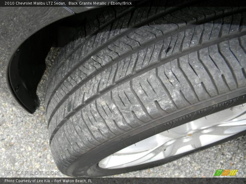 Black Granite Metallic / Ebony/Brick 2010 Chevrolet Malibu LTZ Sedan