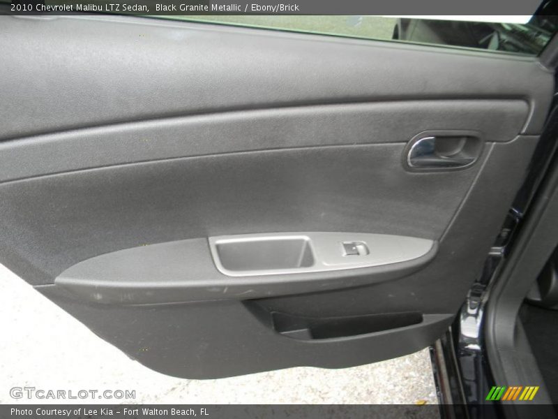 Black Granite Metallic / Ebony/Brick 2010 Chevrolet Malibu LTZ Sedan