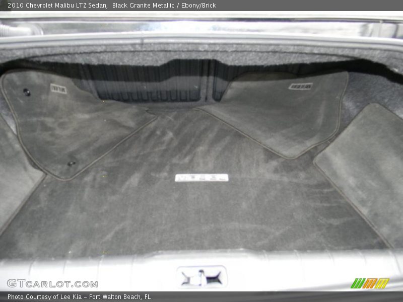 Black Granite Metallic / Ebony/Brick 2010 Chevrolet Malibu LTZ Sedan