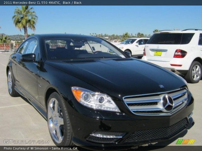 Black / Black 2011 Mercedes-Benz CL 550 4MATIC