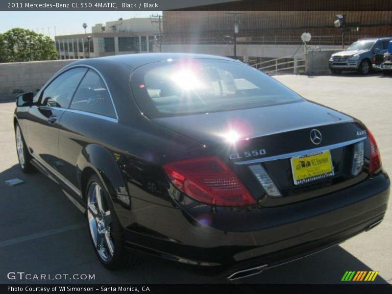 Black / Black 2011 Mercedes-Benz CL 550 4MATIC
