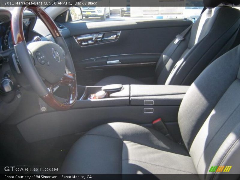 Black / Black 2011 Mercedes-Benz CL 550 4MATIC