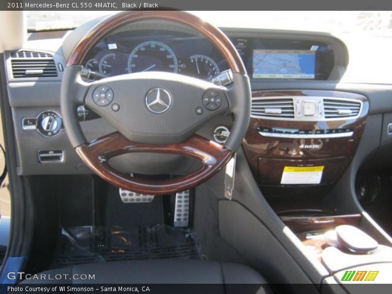 Black / Black 2011 Mercedes-Benz CL 550 4MATIC