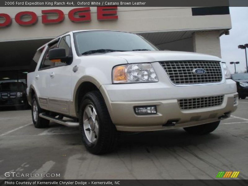 Oxford White / Castano Brown Leather 2006 Ford Expedition King Ranch 4x4