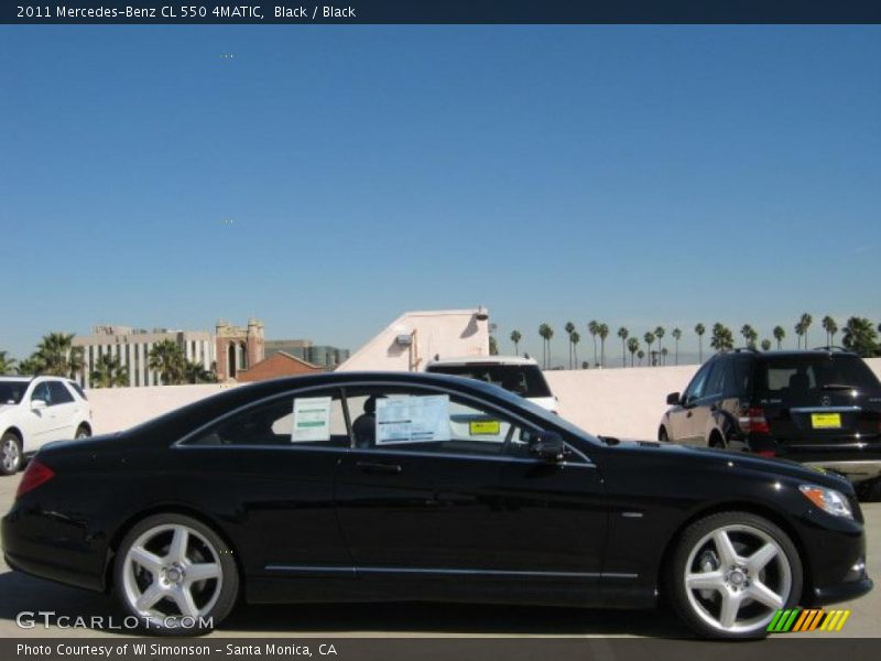 Black / Black 2011 Mercedes-Benz CL 550 4MATIC