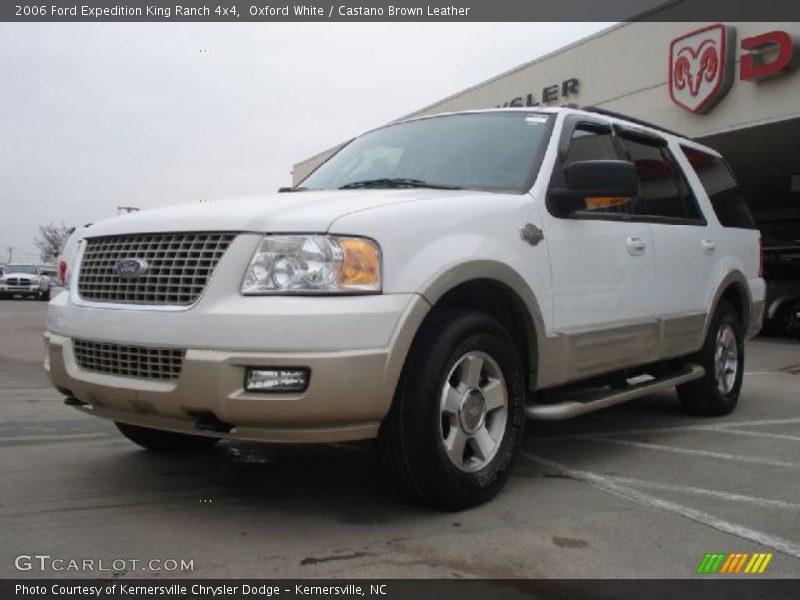 Oxford White / Castano Brown Leather 2006 Ford Expedition King Ranch 4x4