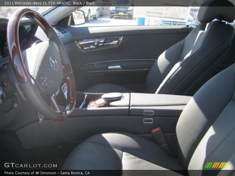 Black / Black 2011 Mercedes-Benz CL 550 4MATIC