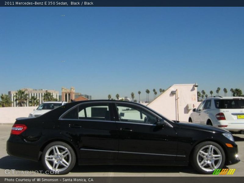 Black / Black 2011 Mercedes-Benz E 350 Sedan