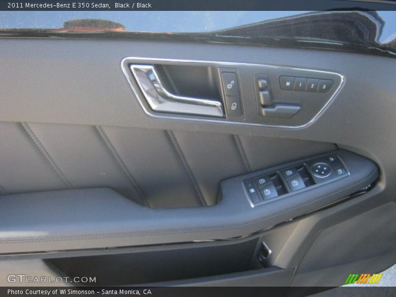 Black / Black 2011 Mercedes-Benz E 350 Sedan