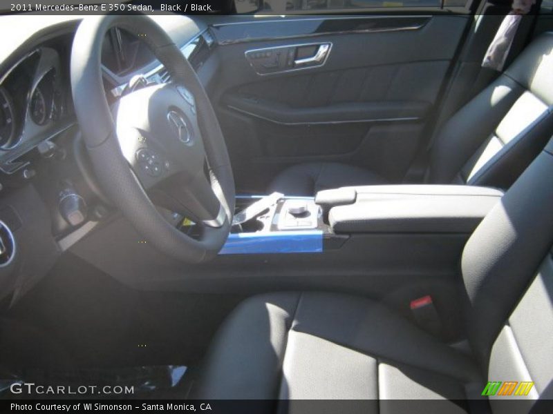 Black / Black 2011 Mercedes-Benz E 350 Sedan