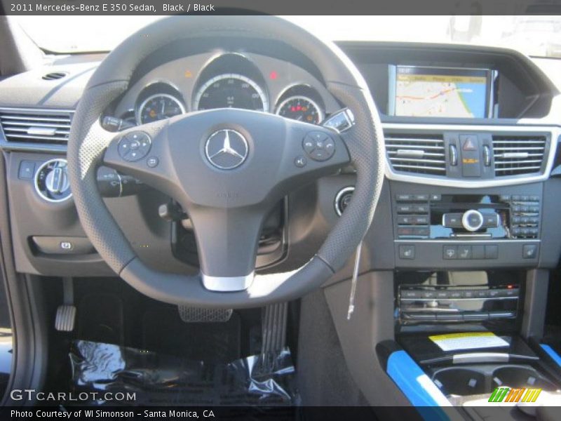 Black / Black 2011 Mercedes-Benz E 350 Sedan
