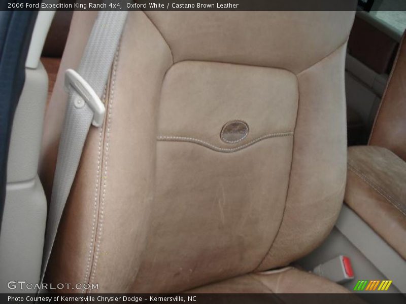 Oxford White / Castano Brown Leather 2006 Ford Expedition King Ranch 4x4