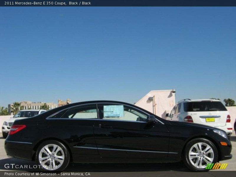 Black / Black 2011 Mercedes-Benz E 350 Coupe
