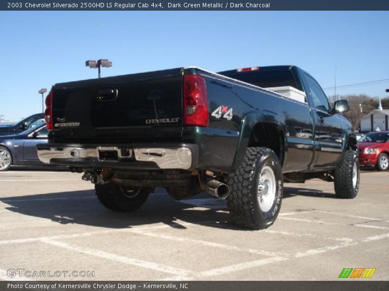 Dark Green Metallic / Dark Charcoal 2003 Chevrolet Silverado 2500HD LS Regular Cab 4x4