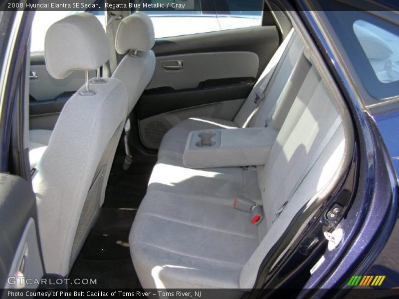 Regatta Blue Metallic / Gray 2008 Hyundai Elantra SE Sedan