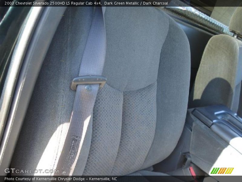 Dark Green Metallic / Dark Charcoal 2003 Chevrolet Silverado 2500HD LS Regular Cab 4x4