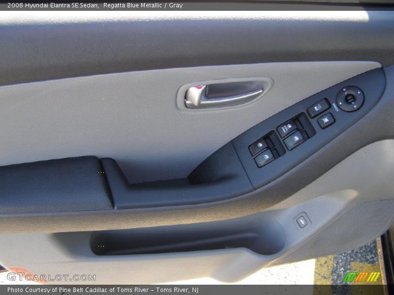 Regatta Blue Metallic / Gray 2008 Hyundai Elantra SE Sedan