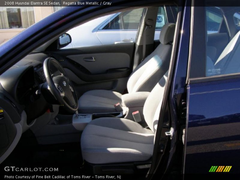 Regatta Blue Metallic / Gray 2008 Hyundai Elantra SE Sedan