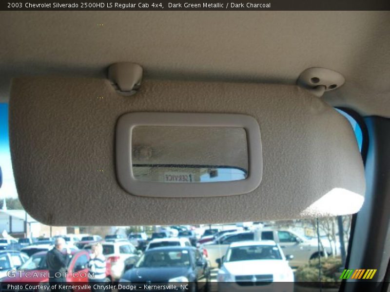 Dark Green Metallic / Dark Charcoal 2003 Chevrolet Silverado 2500HD LS Regular Cab 4x4