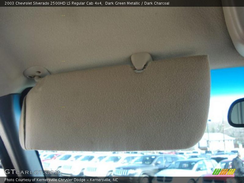 Dark Green Metallic / Dark Charcoal 2003 Chevrolet Silverado 2500HD LS Regular Cab 4x4