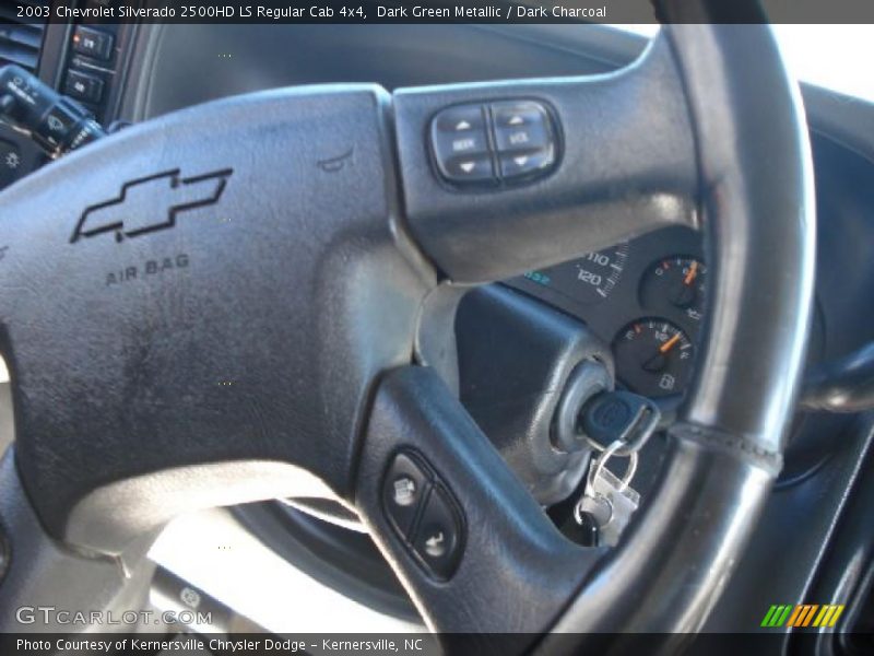 Dark Green Metallic / Dark Charcoal 2003 Chevrolet Silverado 2500HD LS Regular Cab 4x4