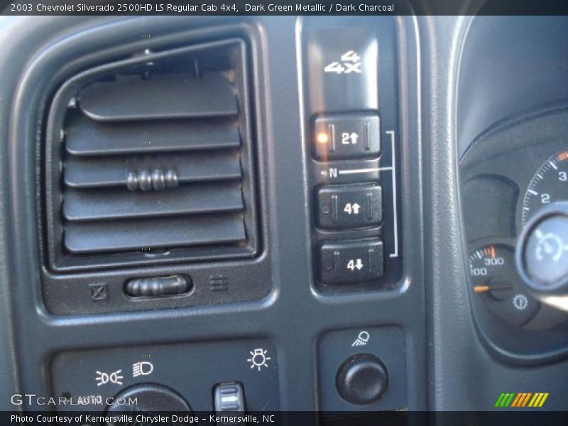 Dark Green Metallic / Dark Charcoal 2003 Chevrolet Silverado 2500HD LS Regular Cab 4x4