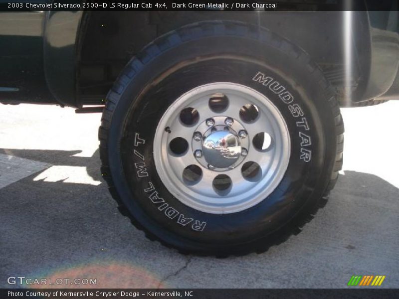 Dark Green Metallic / Dark Charcoal 2003 Chevrolet Silverado 2500HD LS Regular Cab 4x4