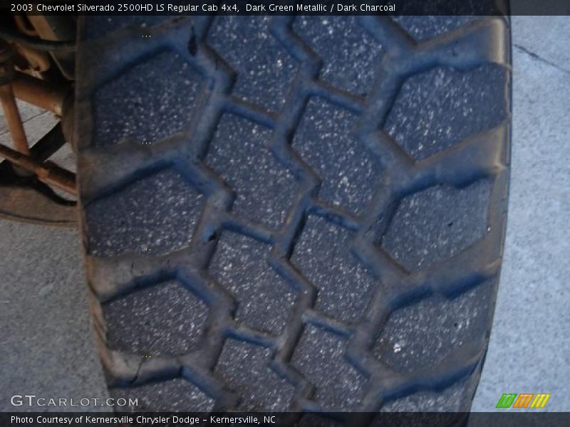 Dark Green Metallic / Dark Charcoal 2003 Chevrolet Silverado 2500HD LS Regular Cab 4x4