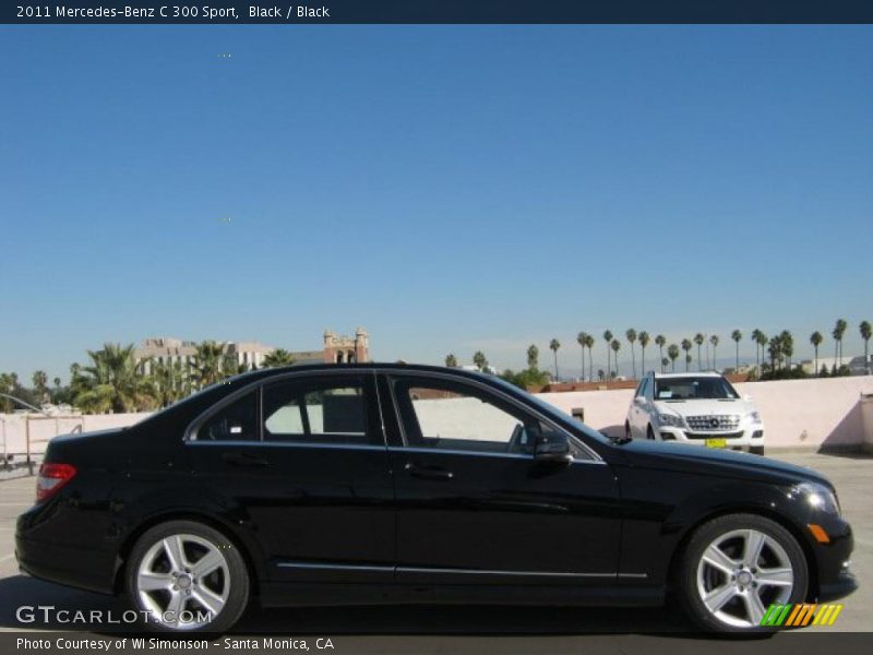 Black / Black 2011 Mercedes-Benz C 300 Sport