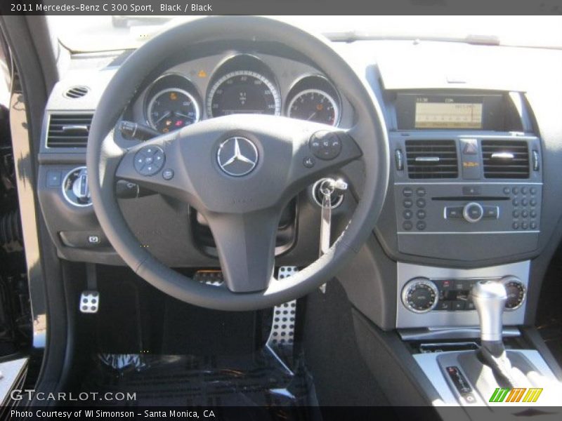 Black / Black 2011 Mercedes-Benz C 300 Sport