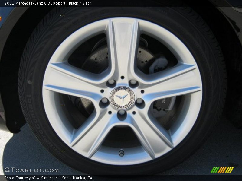 Black / Black 2011 Mercedes-Benz C 300 Sport