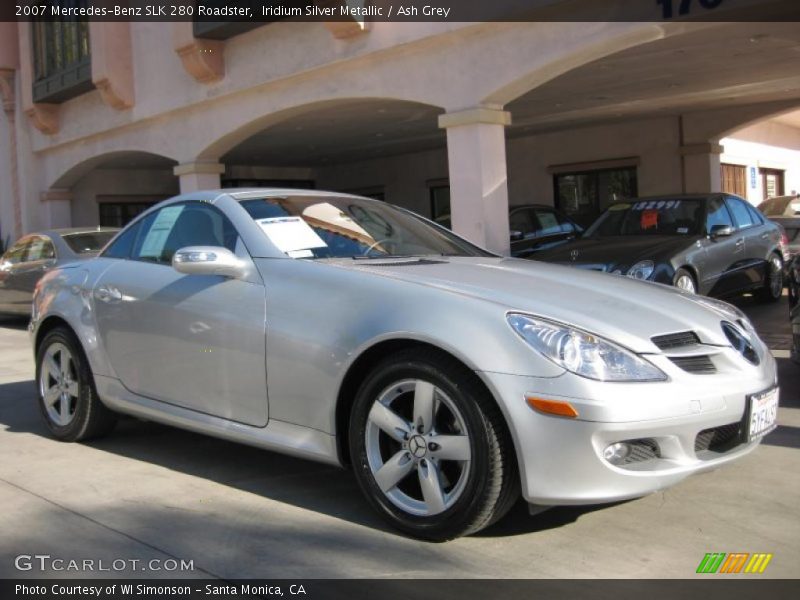 Iridium Silver Metallic / Ash Grey 2007 Mercedes-Benz SLK 280 Roadster