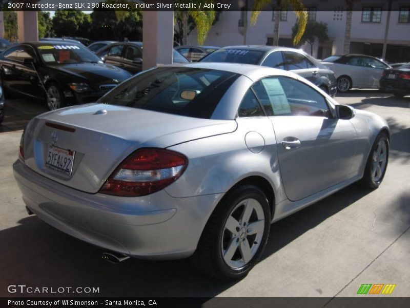Iridium Silver Metallic / Ash Grey 2007 Mercedes-Benz SLK 280 Roadster