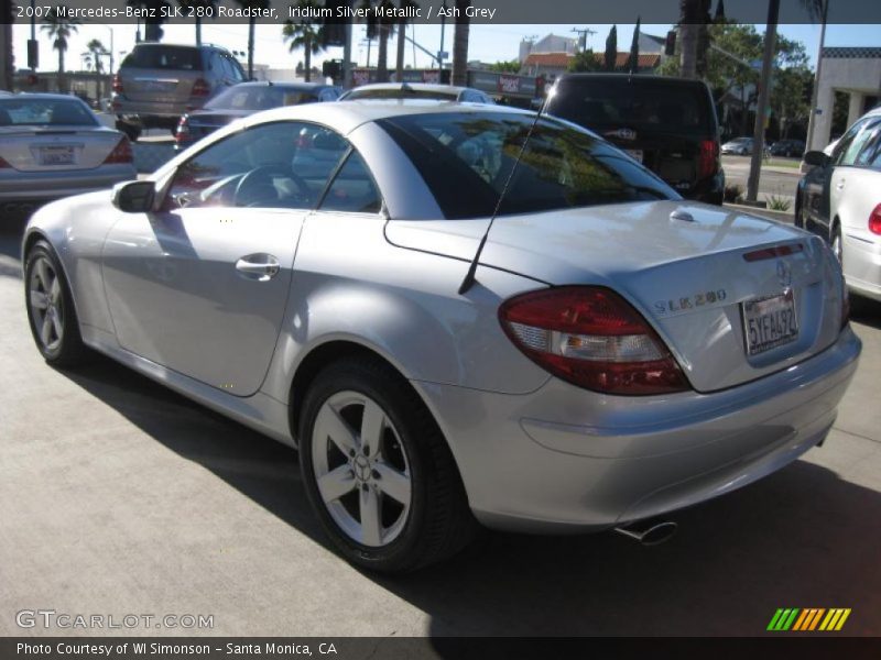 Iridium Silver Metallic / Ash Grey 2007 Mercedes-Benz SLK 280 Roadster