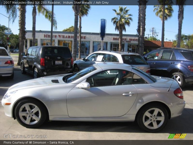 Iridium Silver Metallic / Ash Grey 2007 Mercedes-Benz SLK 280 Roadster