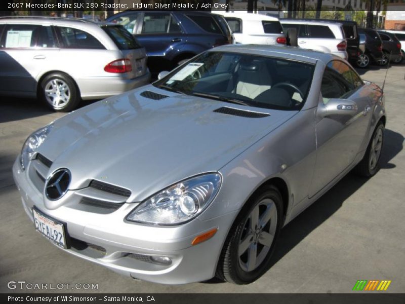 Iridium Silver Metallic / Ash Grey 2007 Mercedes-Benz SLK 280 Roadster