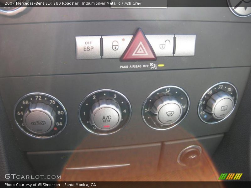 Iridium Silver Metallic / Ash Grey 2007 Mercedes-Benz SLK 280 Roadster