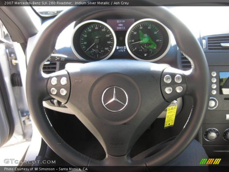 Iridium Silver Metallic / Ash Grey 2007 Mercedes-Benz SLK 280 Roadster